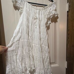 White Off-Shoulder Dress